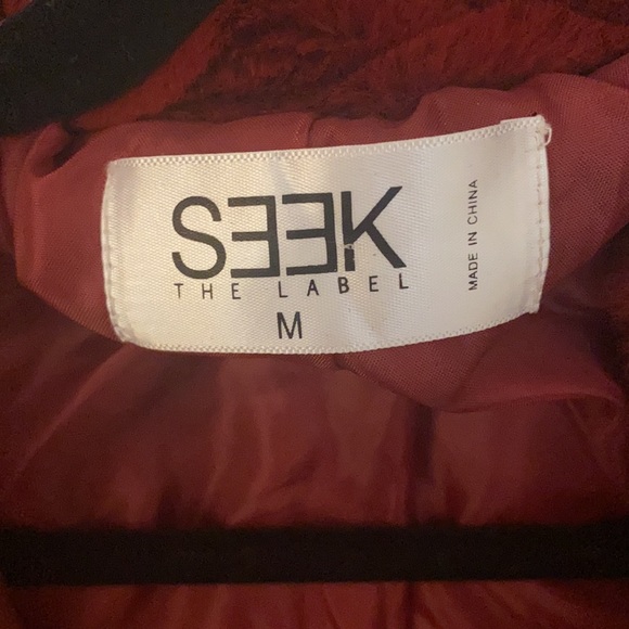 Faux red fur hooded jacket from LF - Picture 2 of 6